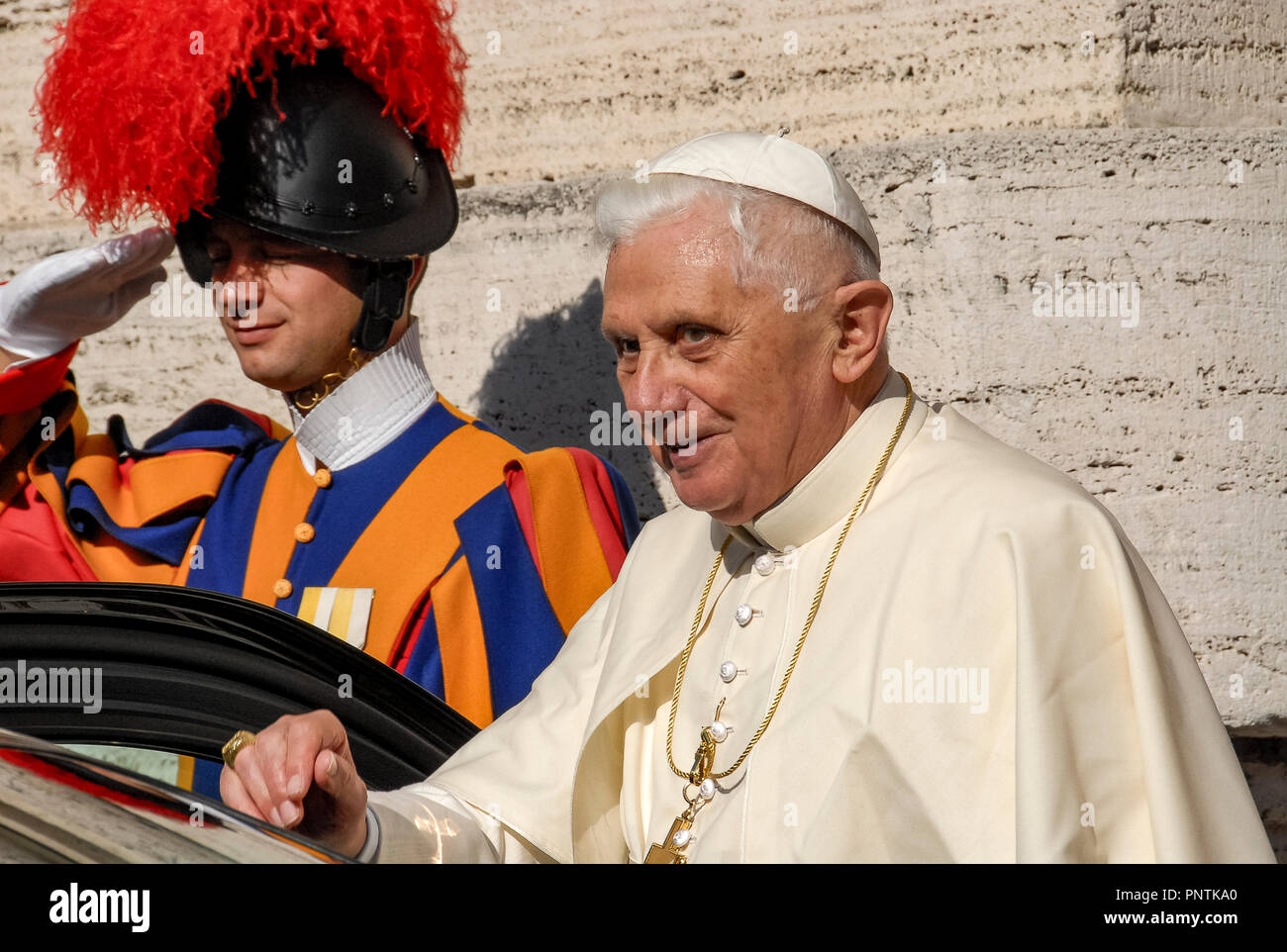 Vatican City Pope Benedict XVI 05/11/2007 12:46:07 Stock Photo