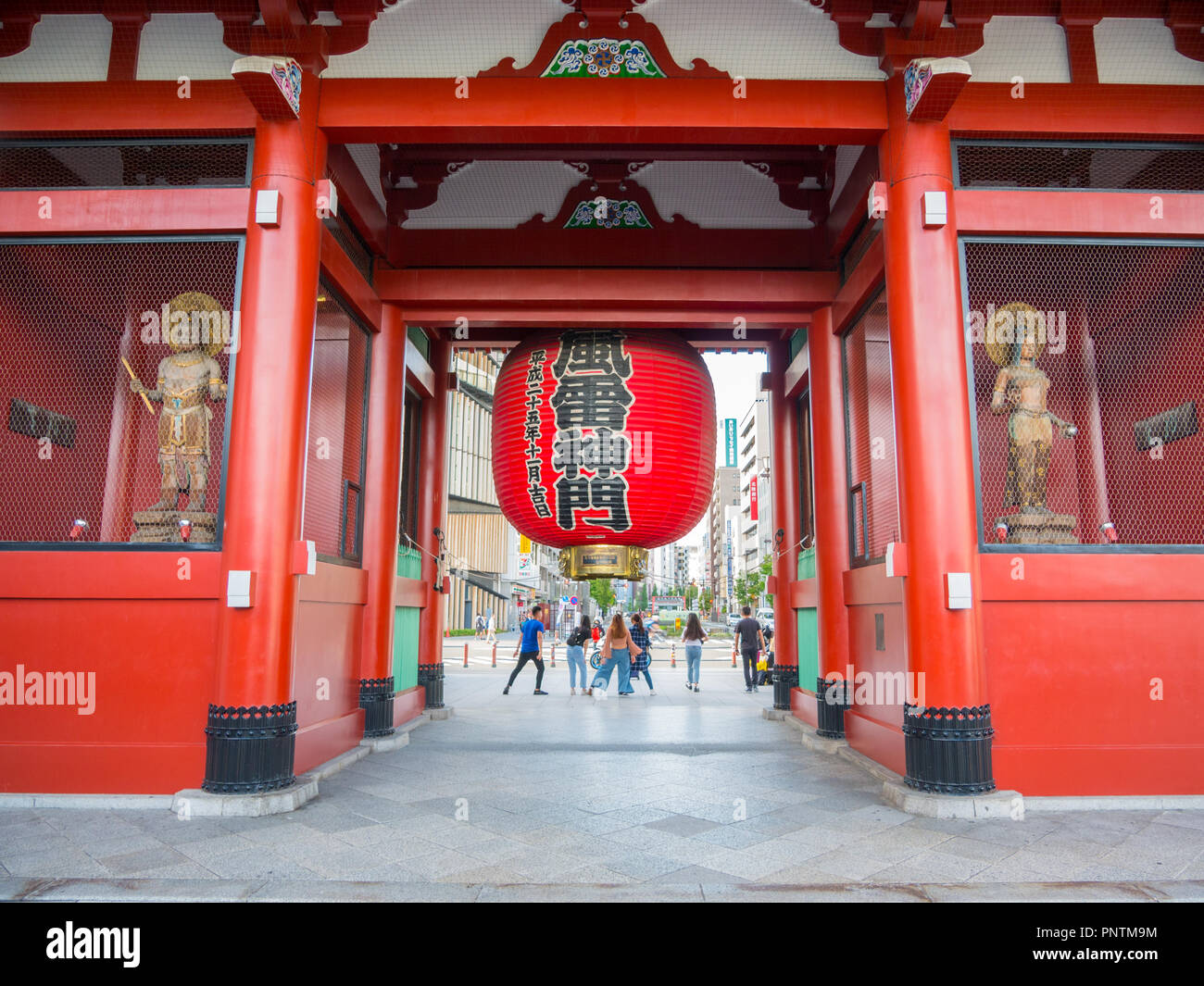 Tokyo, Japan. September 8, 2018- : Kaminarimon, Big Lantern