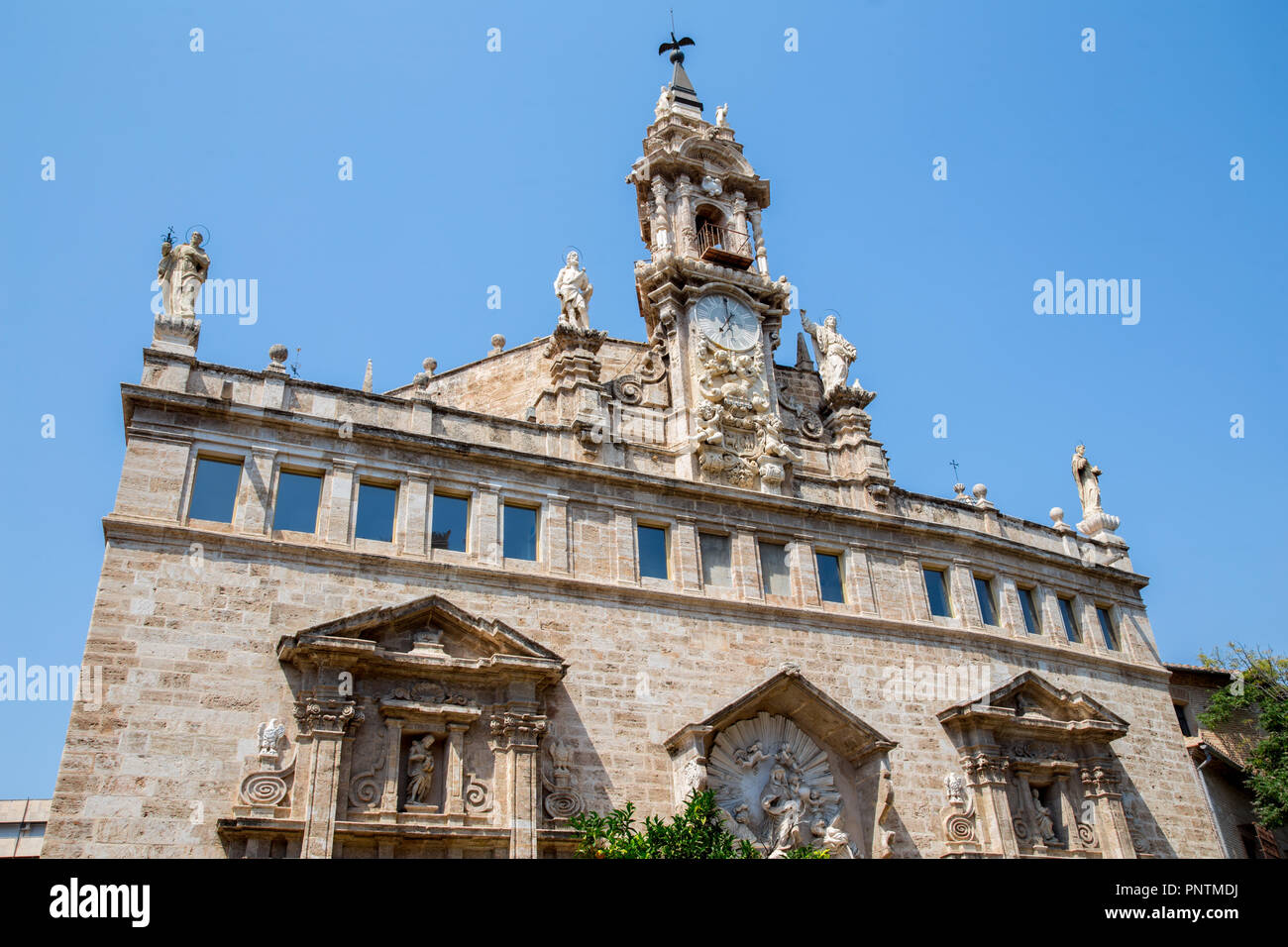 Esglesia de Sant Joan del Mercat catholic, cathedral in Valencia, Spain Stock Photo