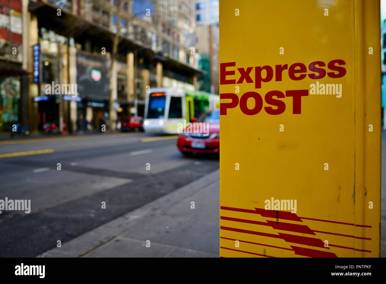 Express Post Send Sign Southbank express hi-res stock photography and images - Alamy