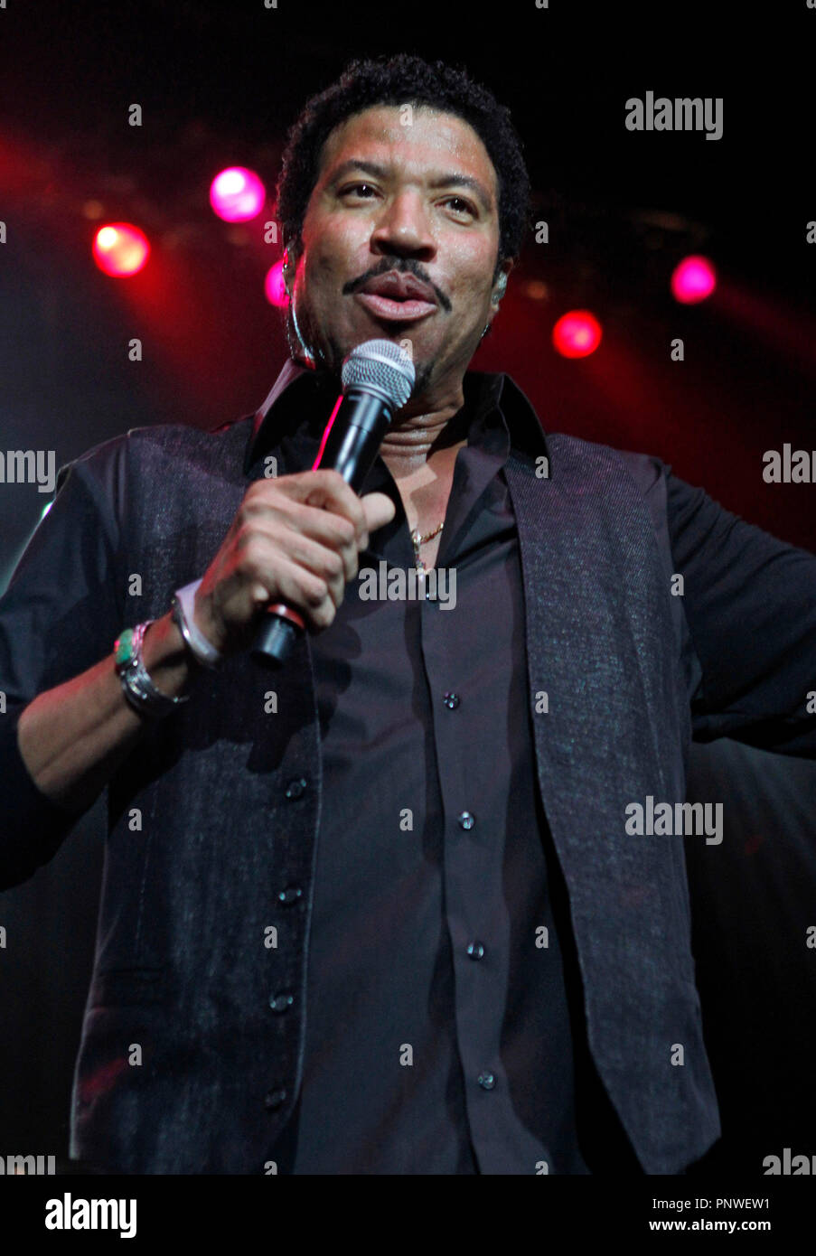 Lionel Richie performs in concert at the Seminole Hard Rock Hotel and Casino in Hollywood, Florida on June 22, 2011. Stock Photo
