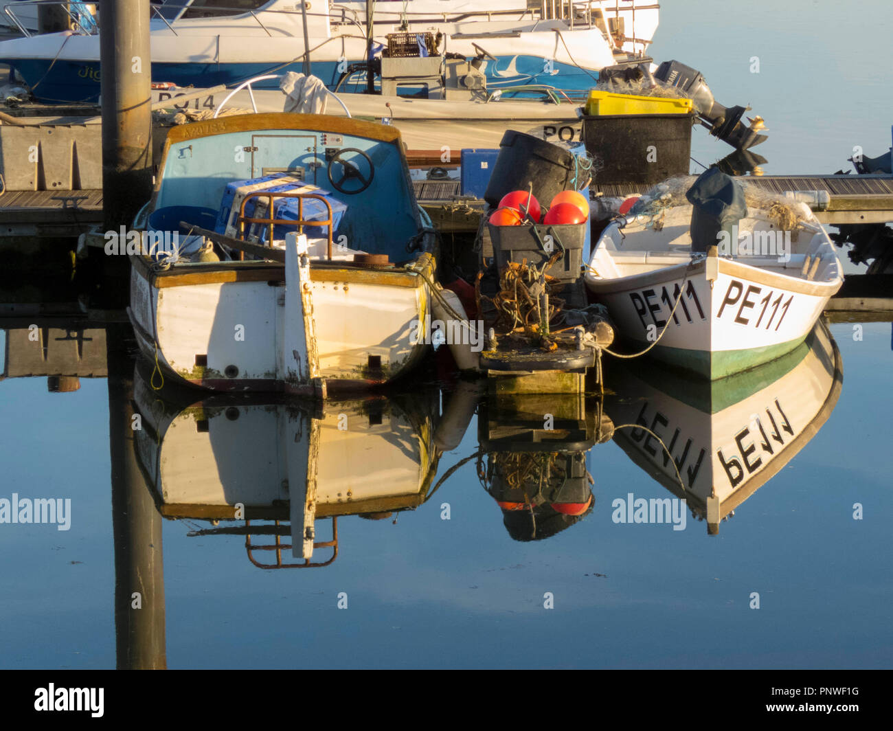 Fishing/pleasure boats at Poole Quay/Harbour in Dorset, England UK