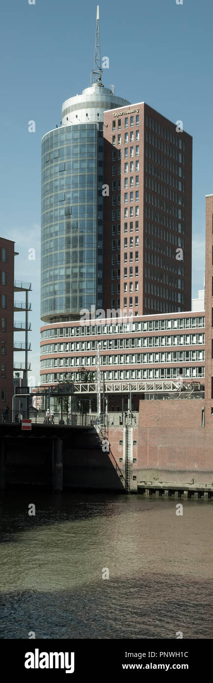 Columbus house, HafenCity, hamburg, Germany, Europe Stock Photo