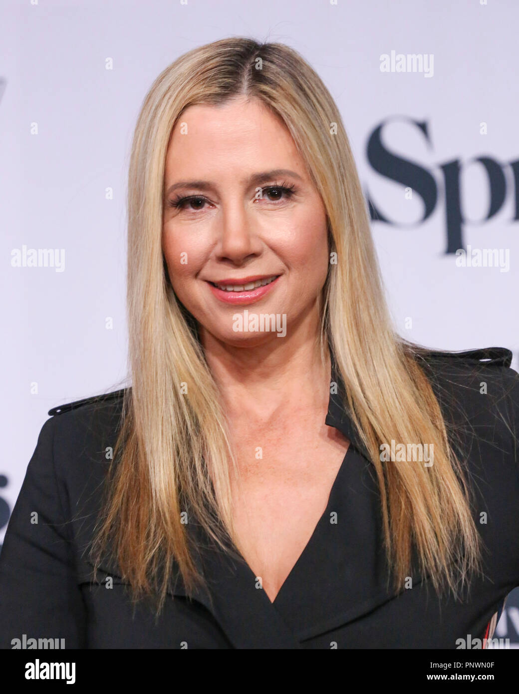 New York, NY - September 21, 2018: Mira Sorvino attends the Third