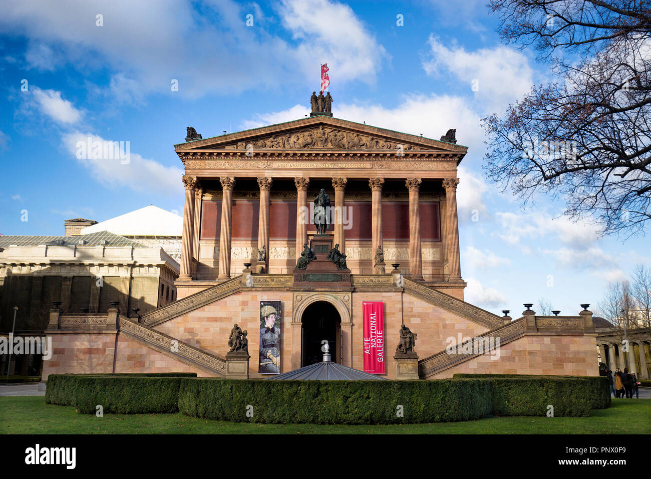 Alte National Galerie in Berlin, Germany Stock Photo