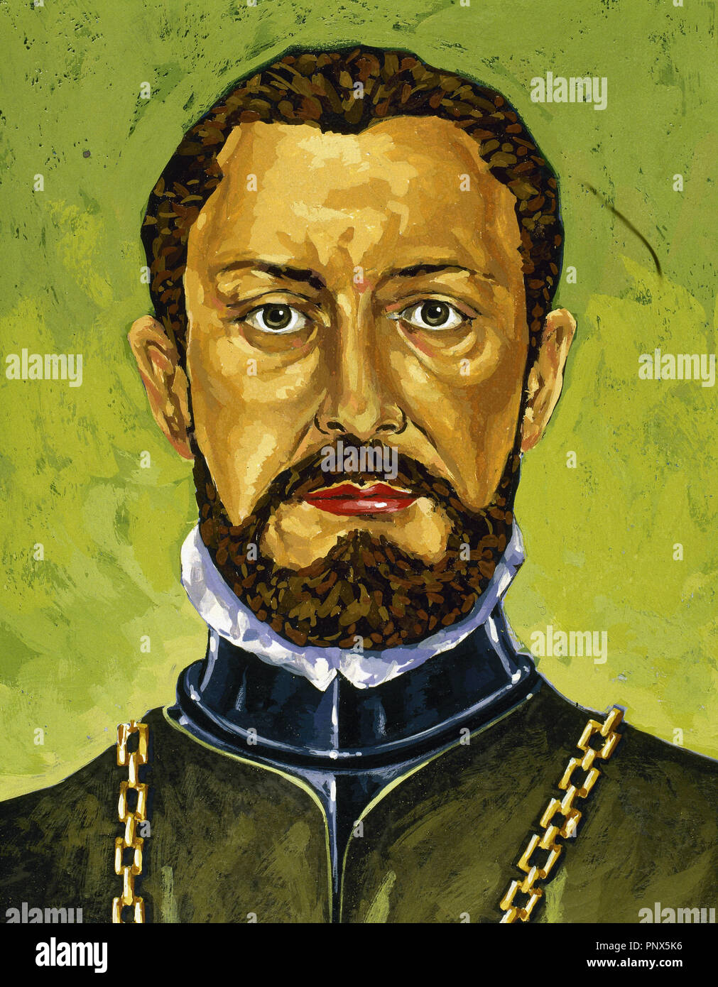 Juan Ponce de Leon (1474–1521). Spanish explorer. Stock Photo