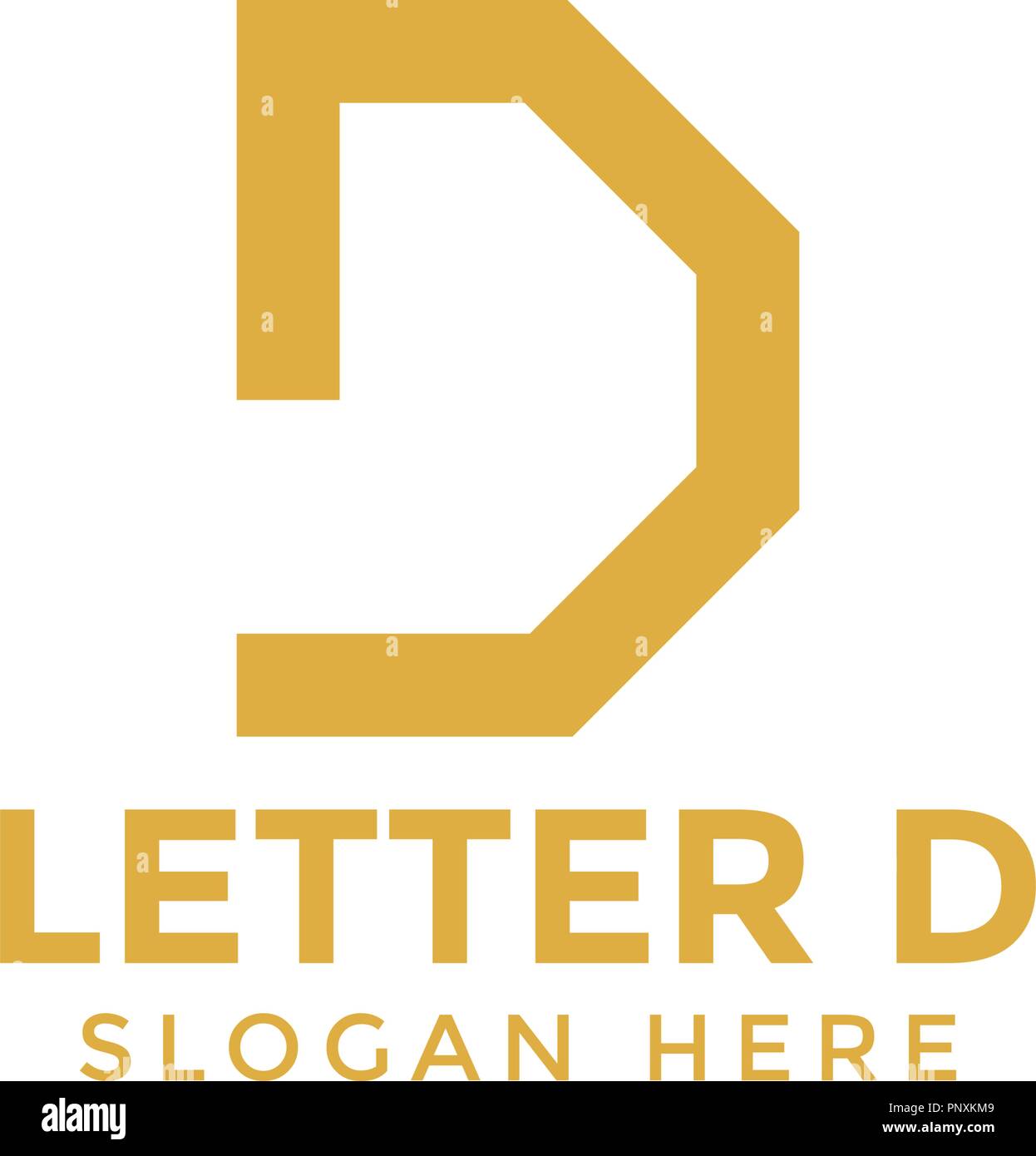 Initial letter d logo icon design template vector Stock Vector Image