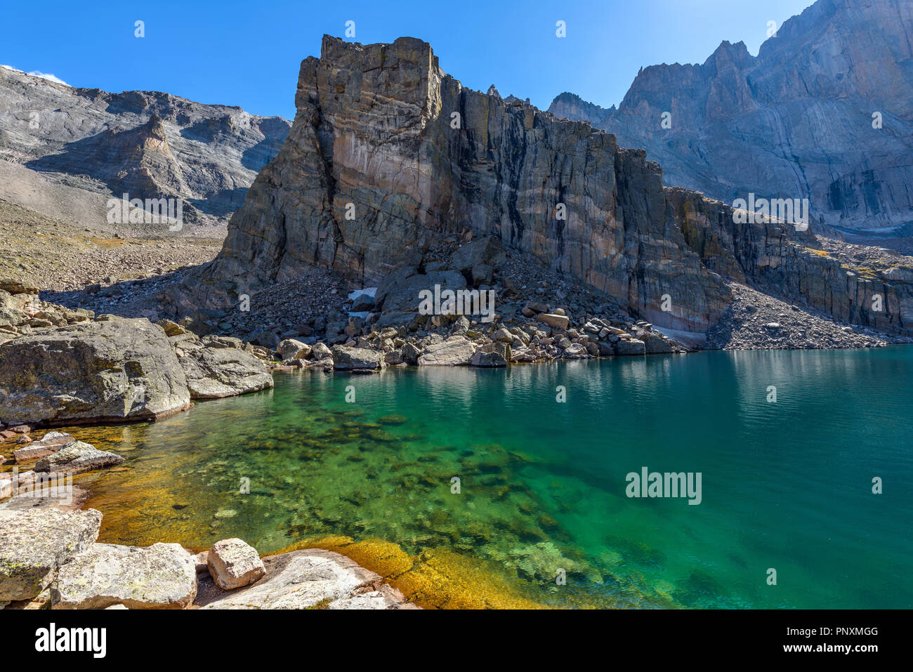 Chasm lake rocky hi-res stock photography and images - Alamy