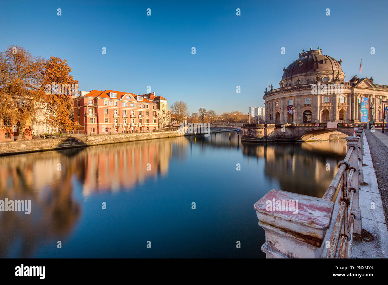 Bode Museum and the river Spree in Berlin, Germany Stock Photo