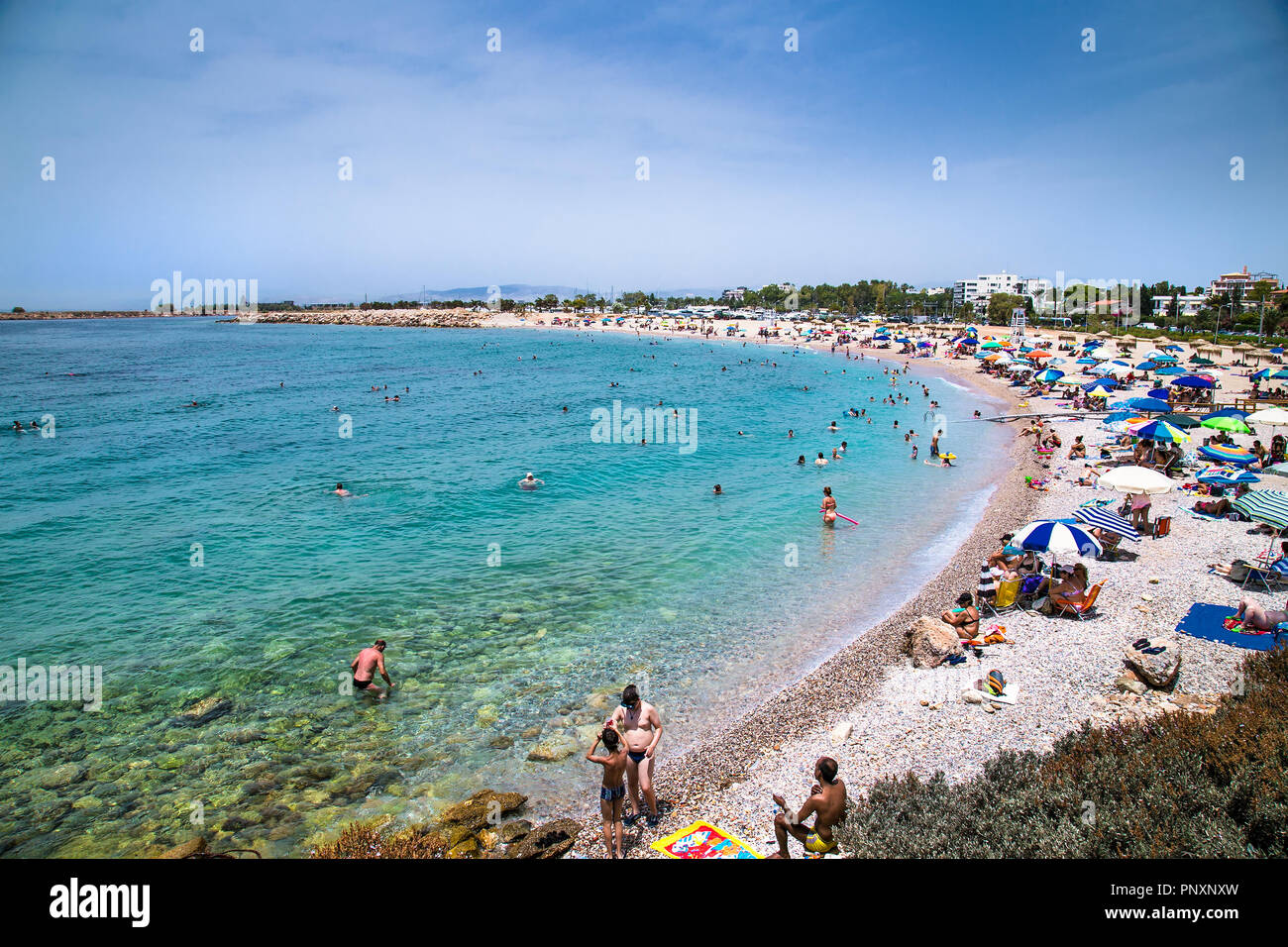 Glyfada beach greece hi-res stock photography and images - Alamy