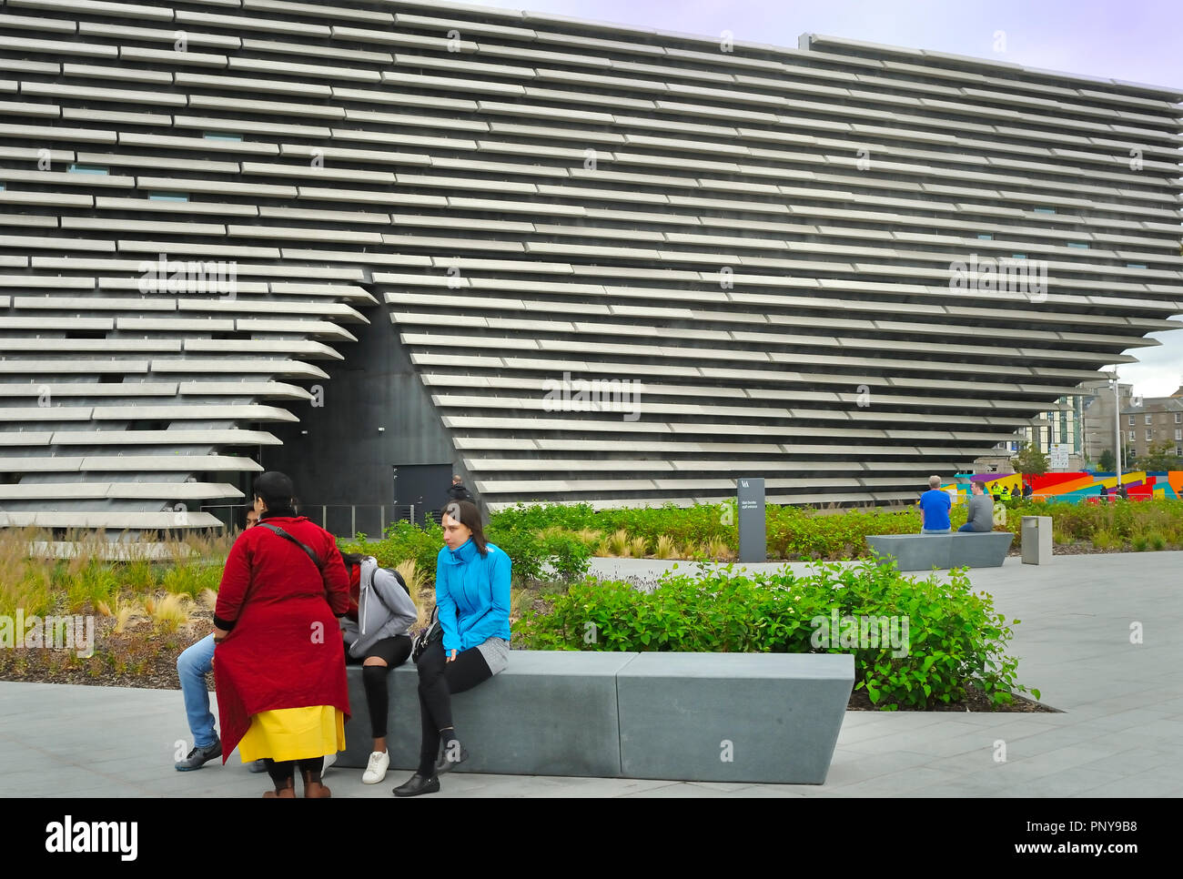 The opening day of the V & A Design Museum, Dundee Stock Photo