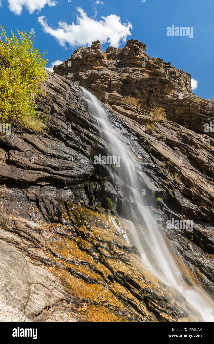 Bridal Veil Falls on Cow Creek in Rocky Mountain National Park, Estes