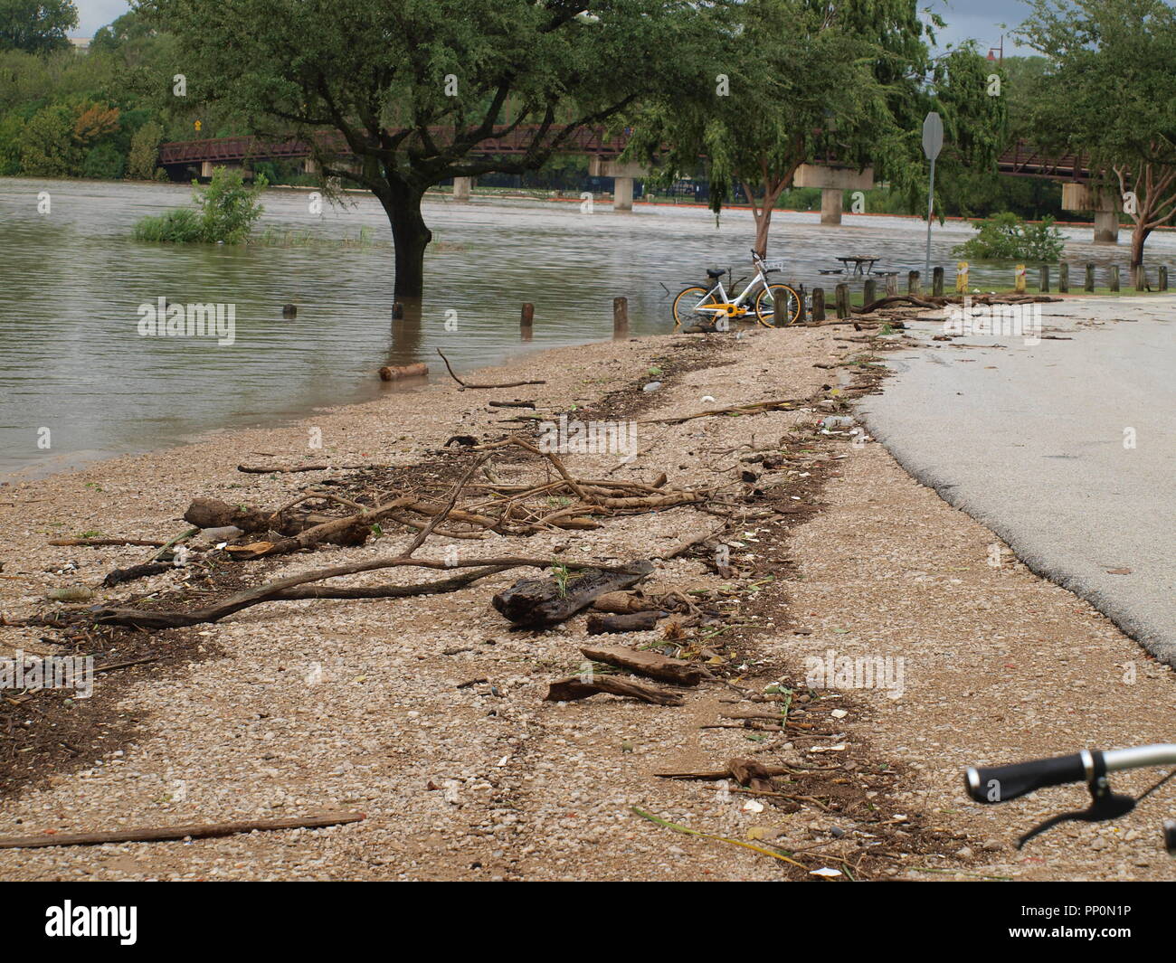 Flash Flooding in North Texas Stock Photo