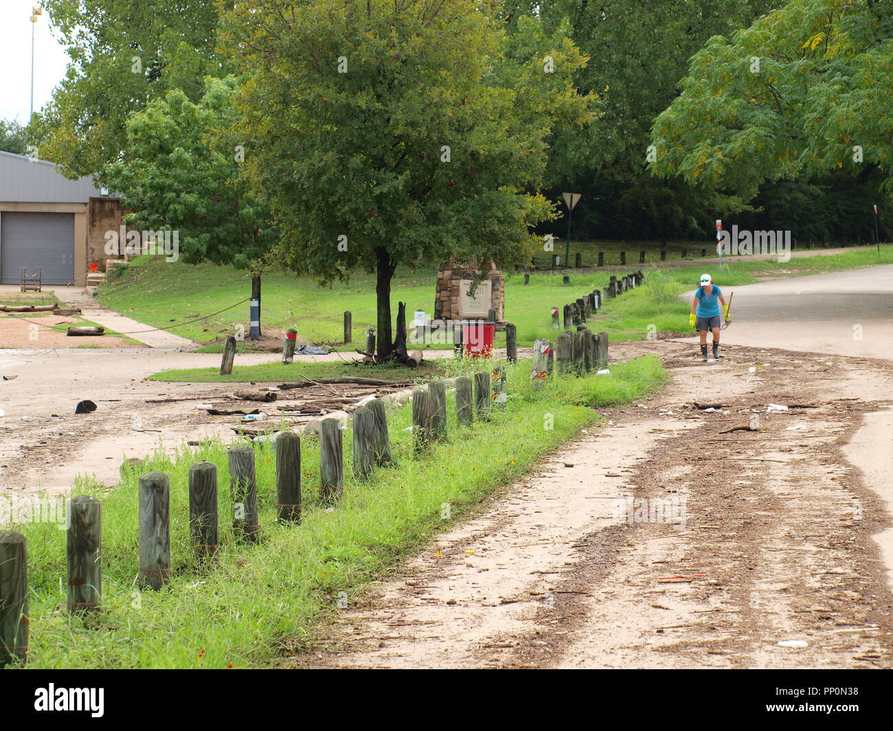 Flash Flooding in North Texas Stock Photo