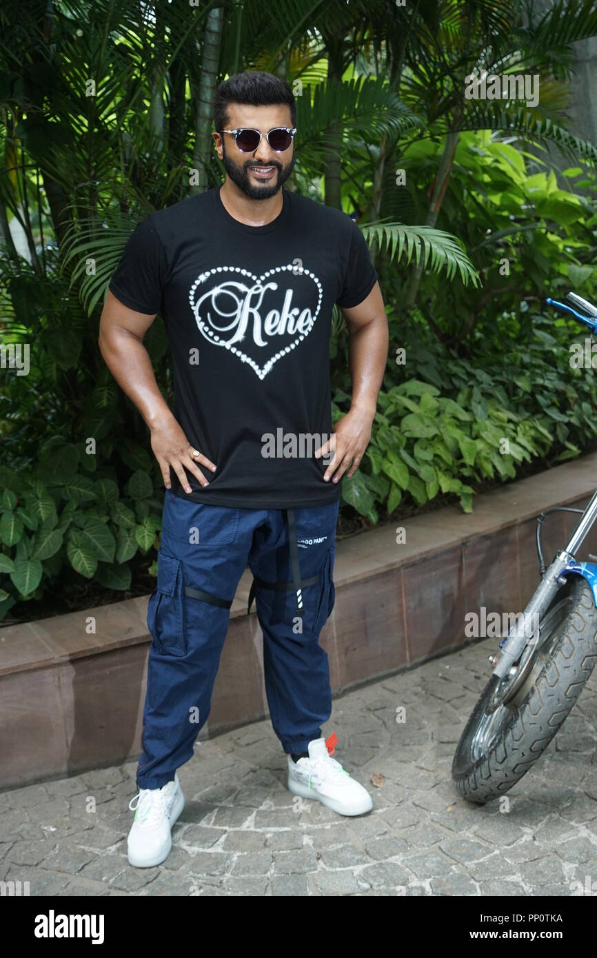 Mumbai, India. 22nd sep 2018: Arjun Kapoor and Parineeti Chopra
