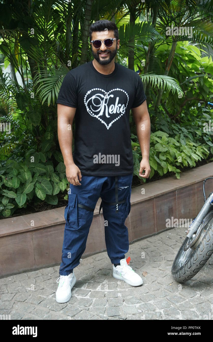 Mumbai, India. 22nd sep 2018: Arjun Kapoor and Parineeti Chopra