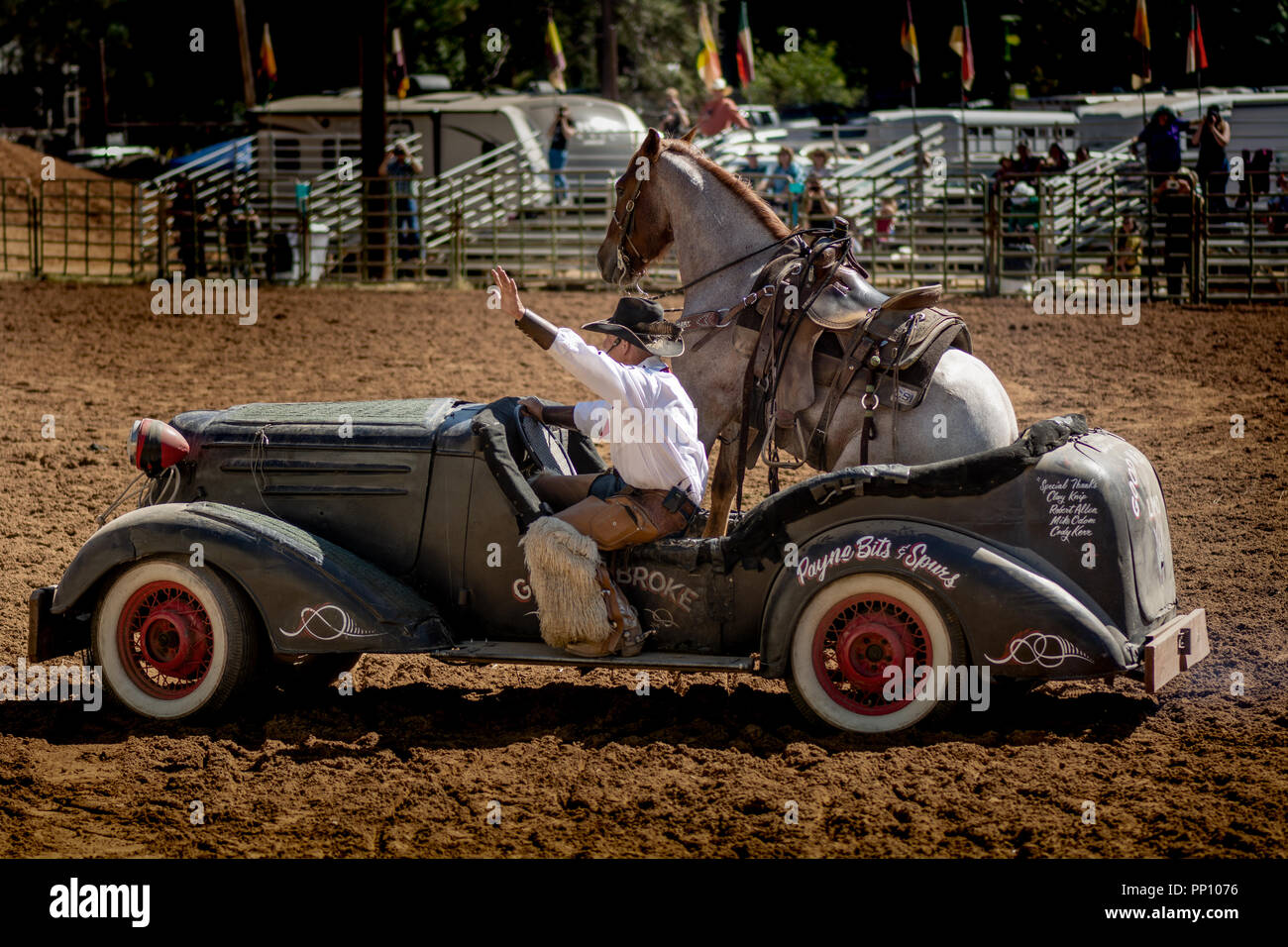 Horse ridding car hires stock photography and images Alamy