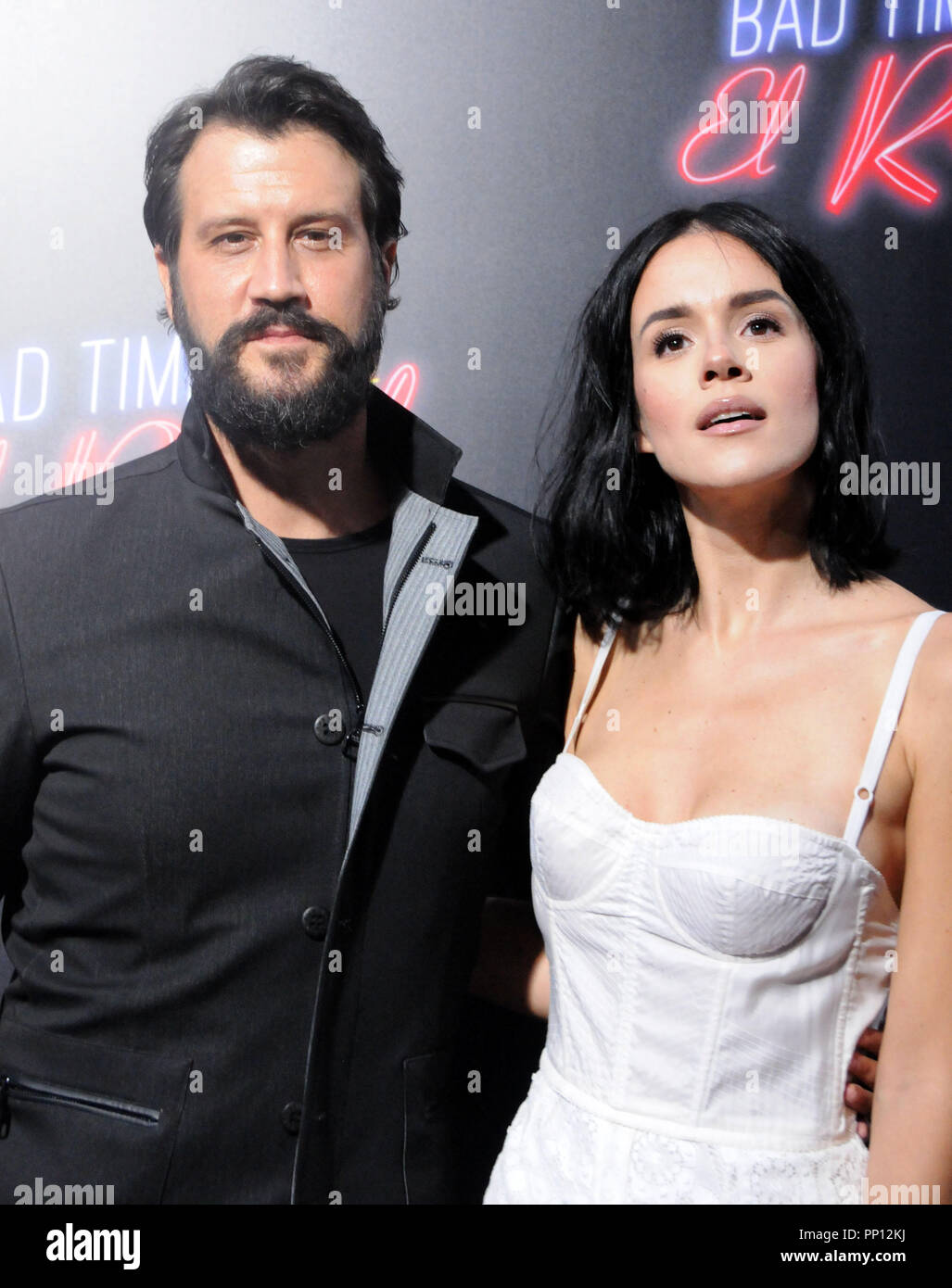 Hollywood, USA. 22 September 2018. Actor Stefan Kapicic and wife Ivana