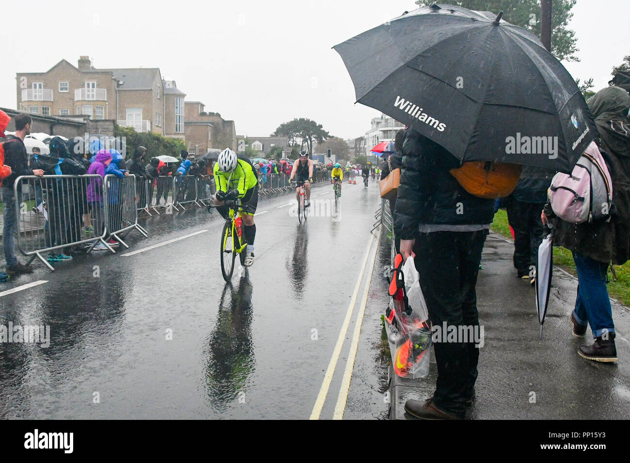 Weymouth, Dorset, UK. 23rd September 2018. UK Weather Competitors and