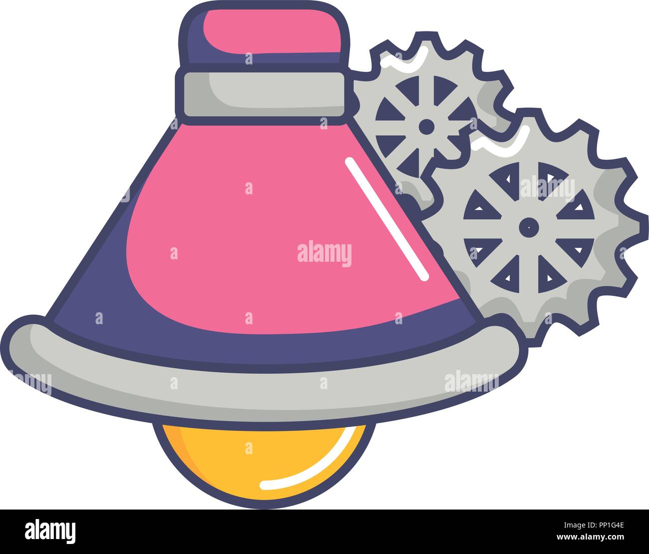 ceiling lamp icon over white background, vector illustration Stock ...