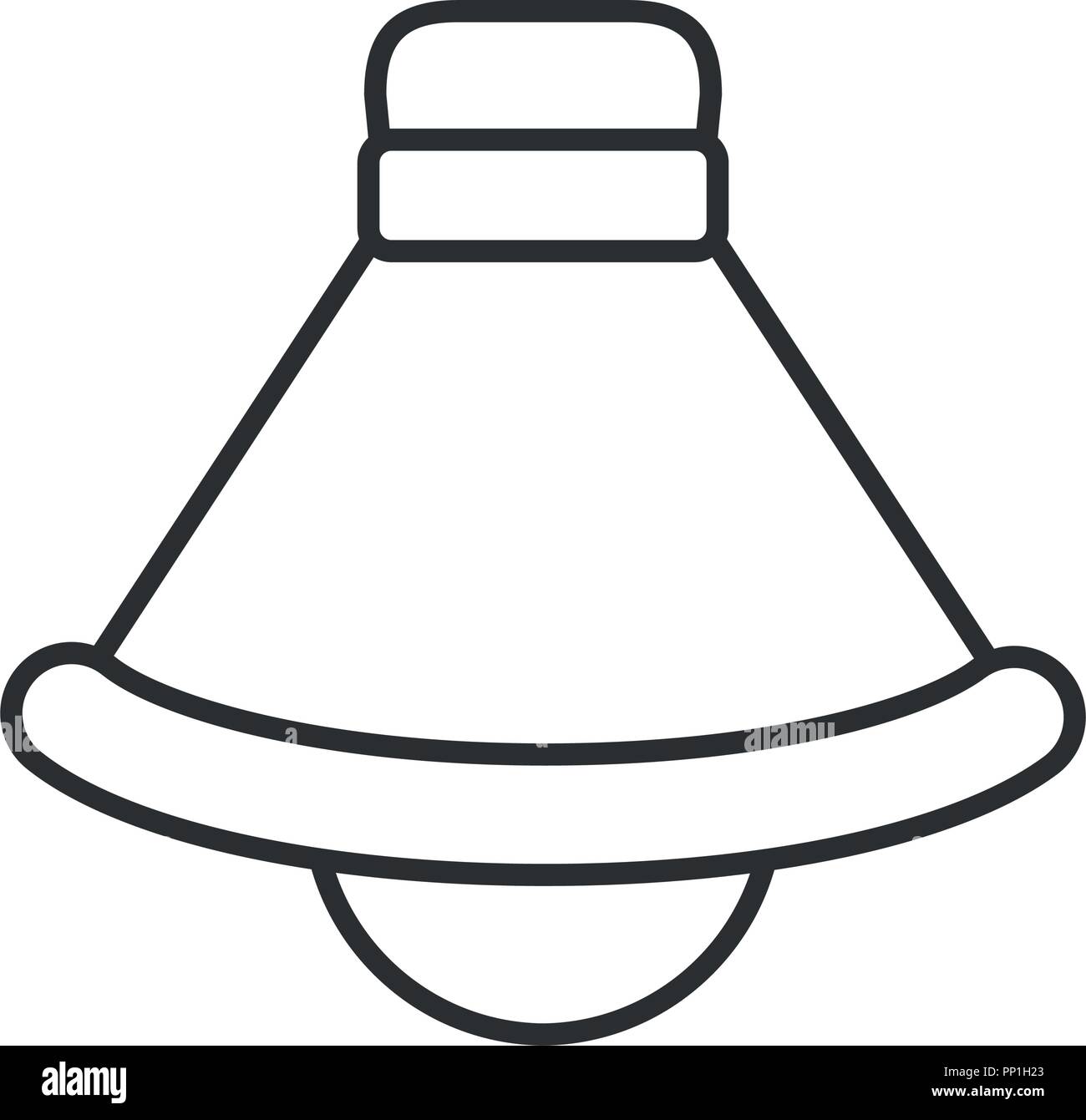 ceiling lamp icon over white background, vector illustration Stock ...