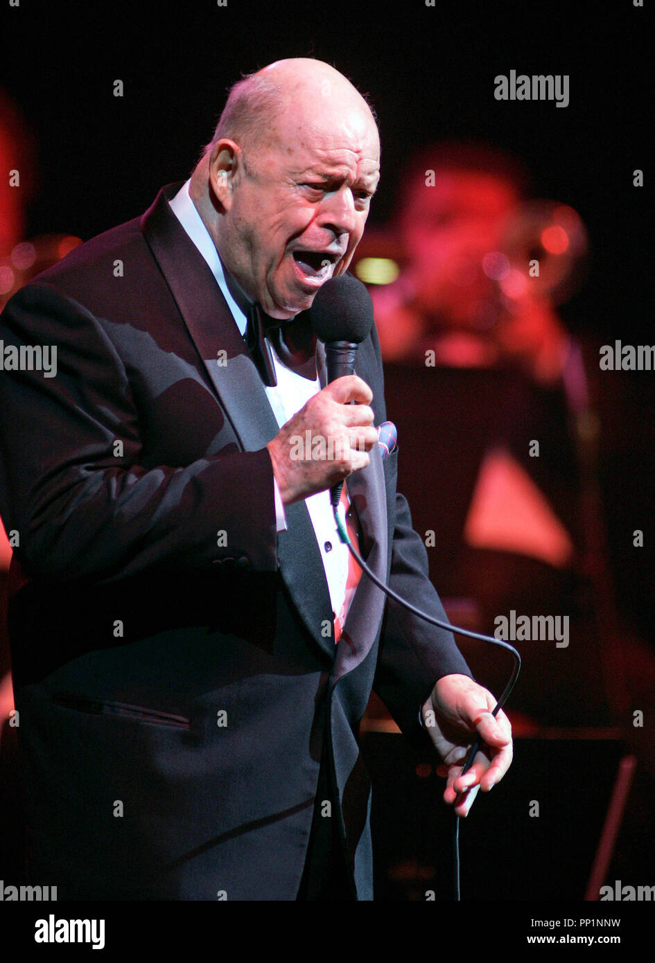 Don Rickles performs live at the Seminole Hard Rock Hotel and Casino in Hollywood, Florida on March 2, 2008. Stock Photo
