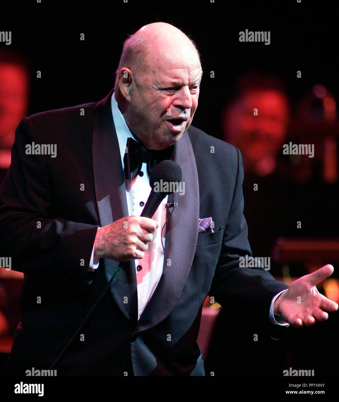 Don Rickles performs live at the Seminole Hard Rock Hotel and Casino in Hollywood, Florida on March 2, 2008. Stock Photo