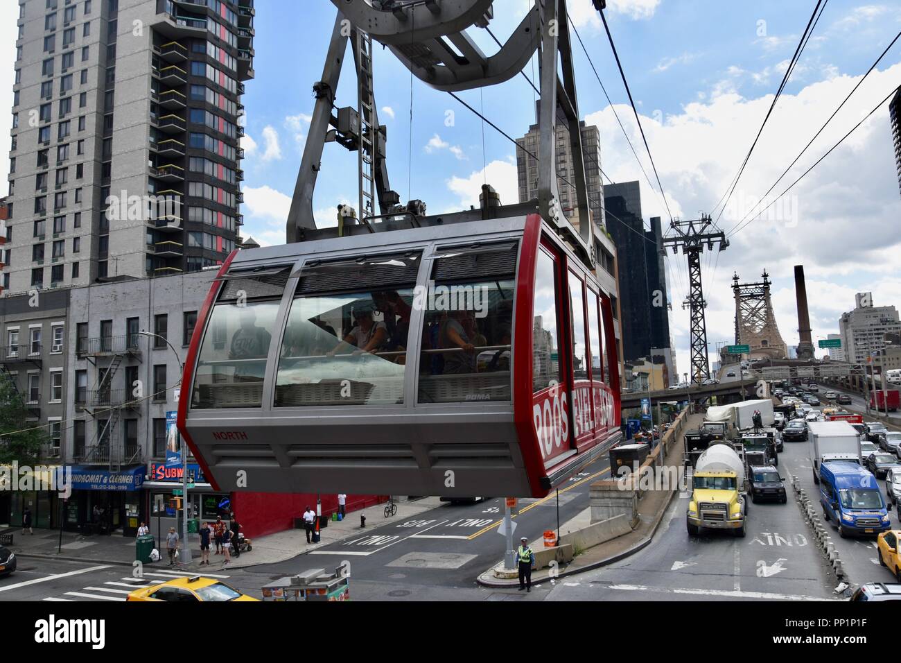 The famous Roosevelt Island Aerial Tramway