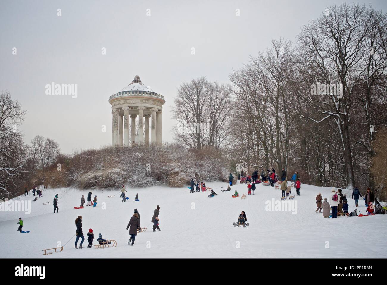 Munich city snow hires stock photography and images Alamy
