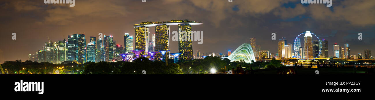 Panorama view of singapore hi-res stock photography and images - Alamy