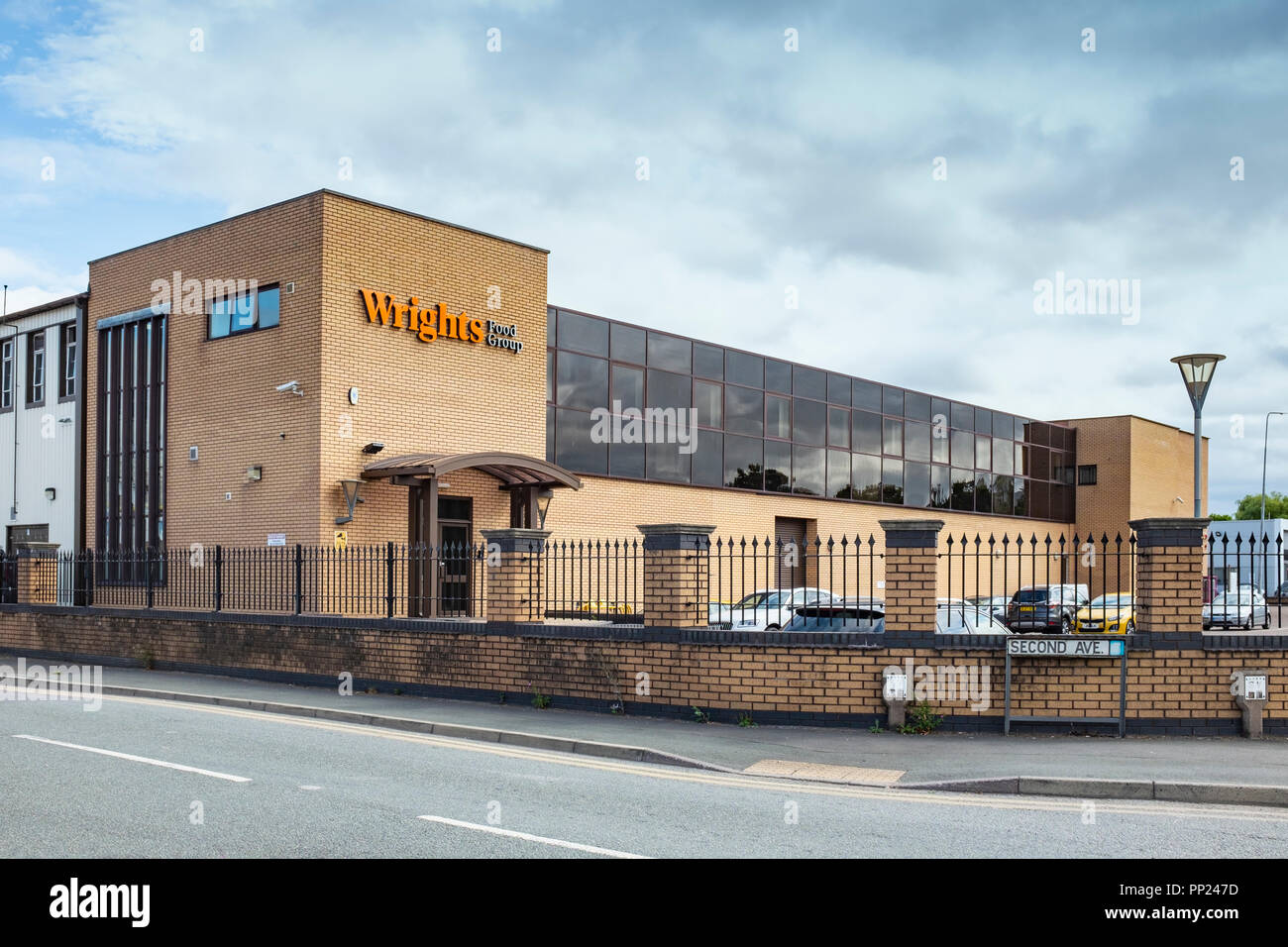 Wrights food group in Crewe Cheshire UK Stock Photo
