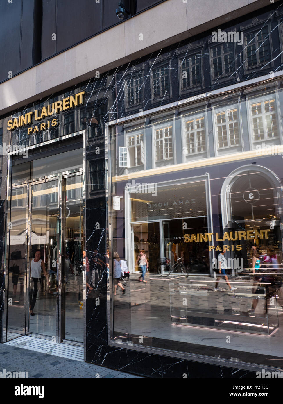 Saint Laurent Paris, Luxury Shop, Copenhagen, Zealand, Denmark