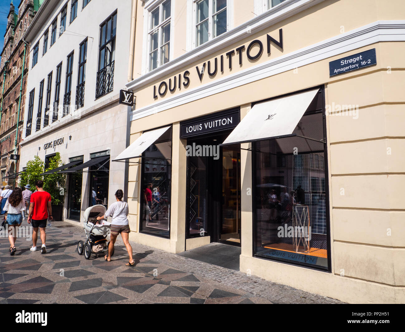 Vuitton, Luxury Retail Store, Copenhagen, Denmark, Stock Photo - Alamy