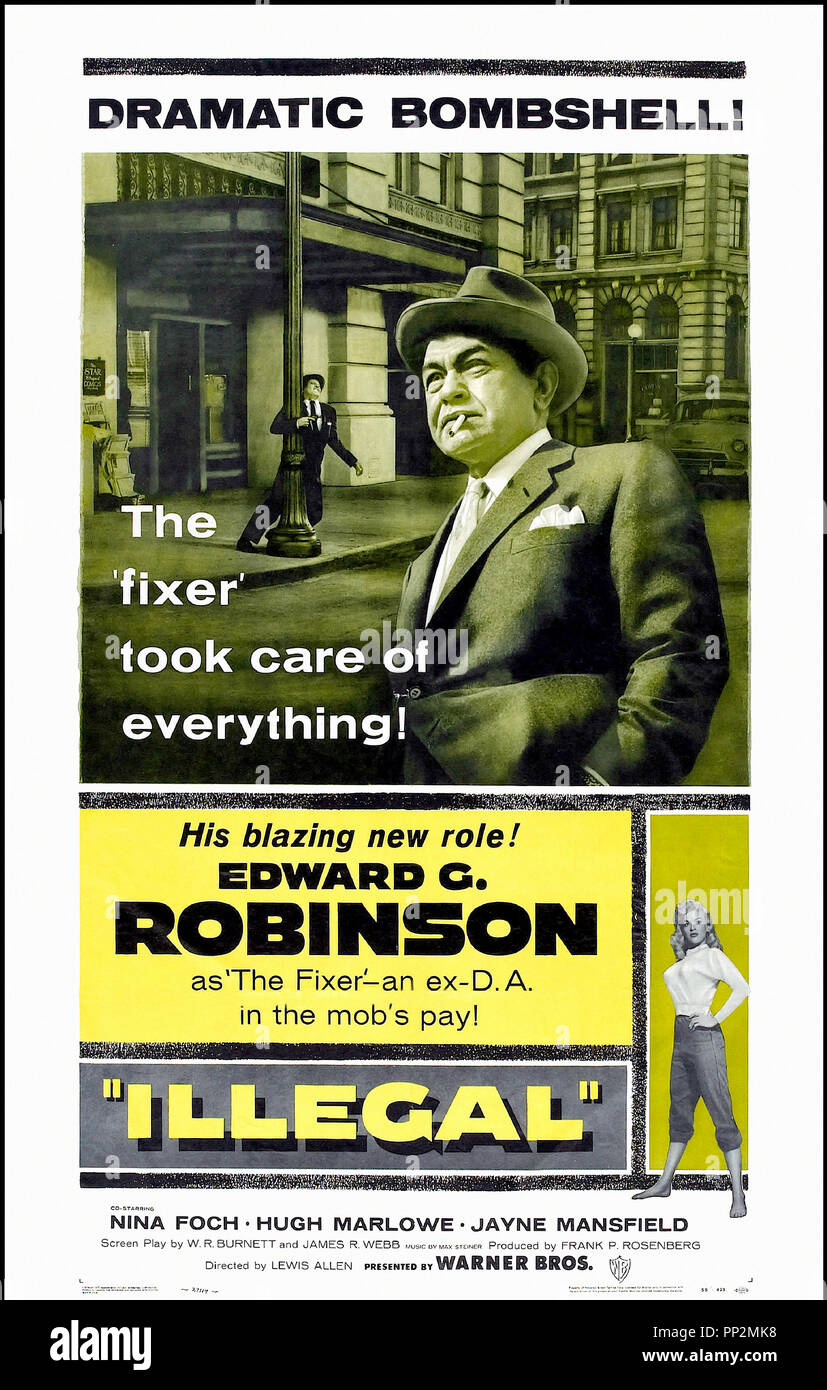 A Bullet for Joey Old Film Poster reproduction Edward G Robinson