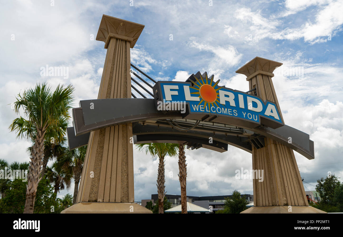 Florida has a replica of the highway sign in the visitor center