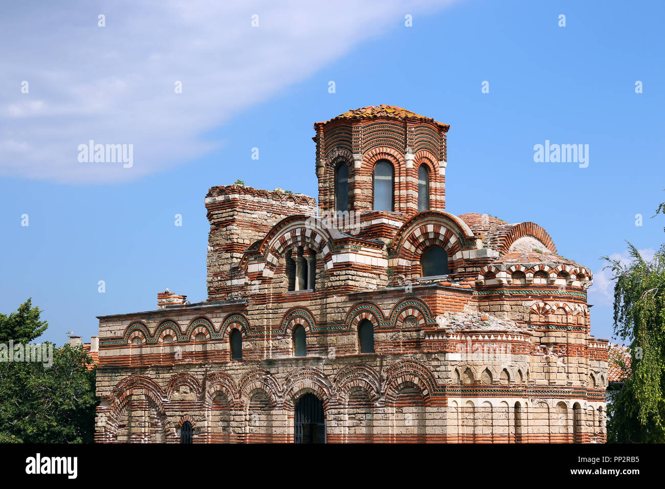 Church of Christ Pantocrator Nessebar Bulgaria Stock Photo