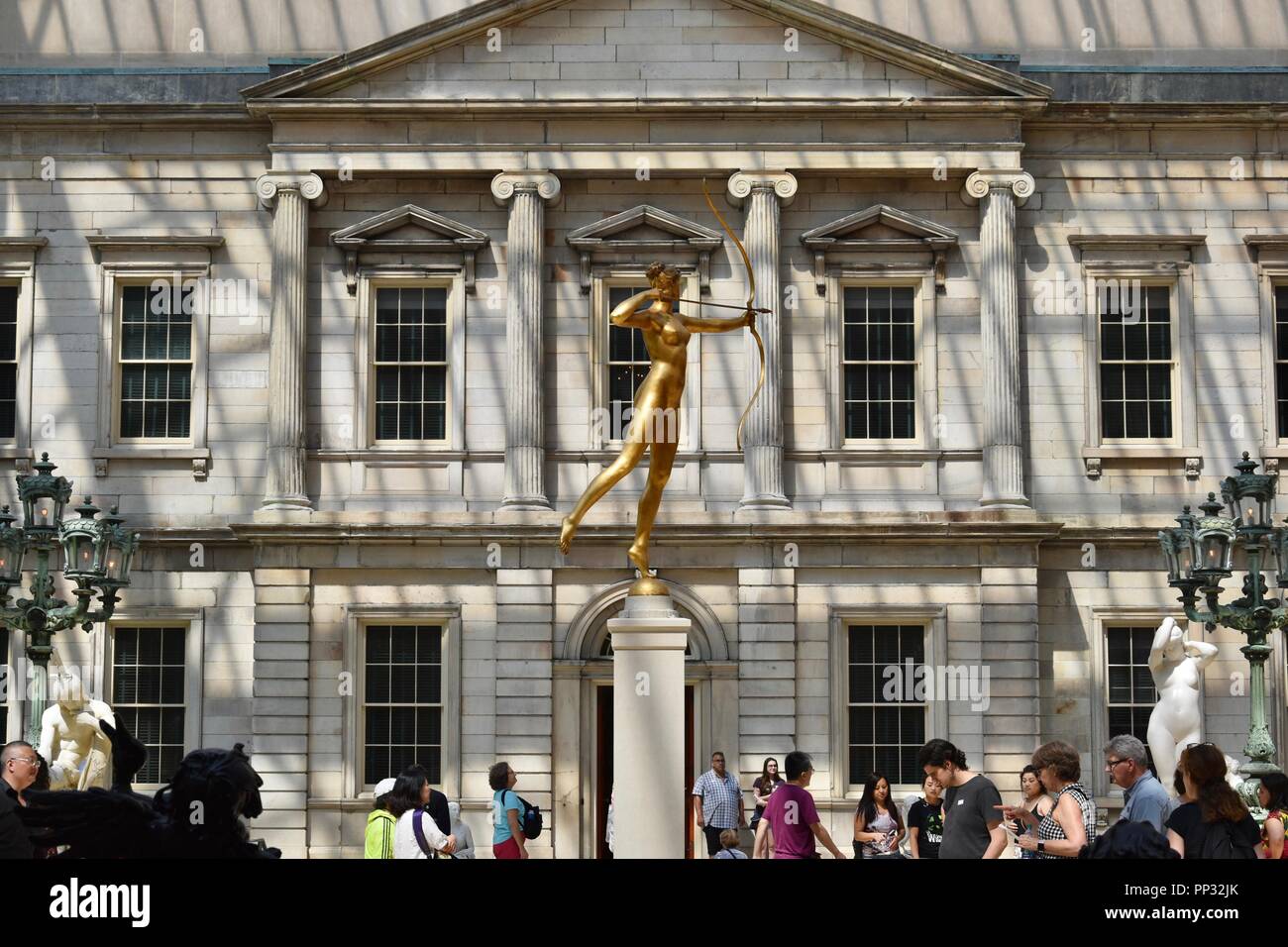 The iconic MET, Metropolitan Museum of Art, in Central Park, New York