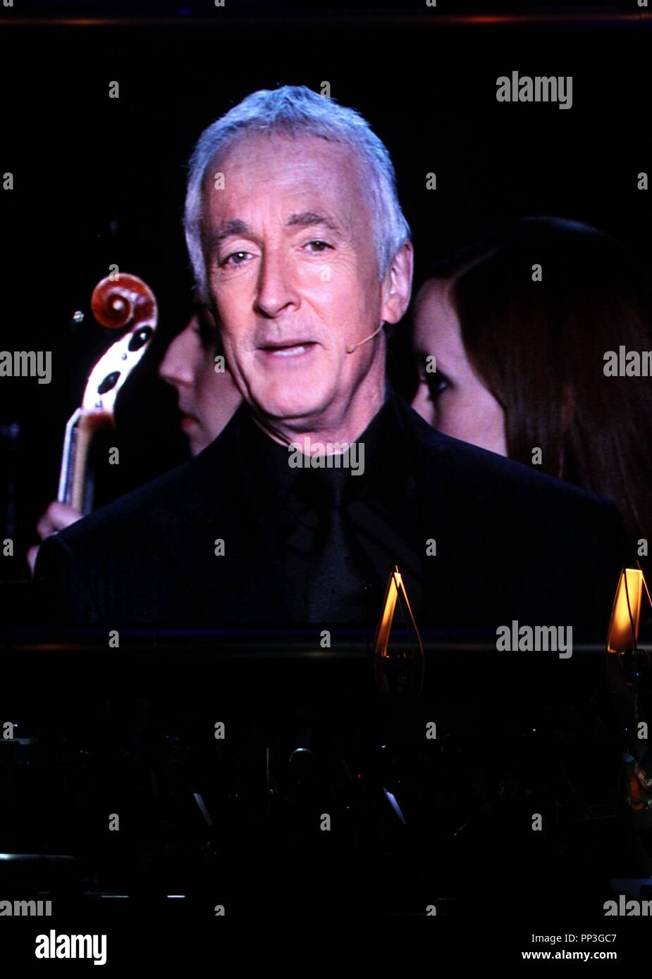 Liverpool, uk Anthony Daniels narrates Star Wars Concert in Liverpool credit Ian Fairbrother/Alamy stock photos Stock Photo