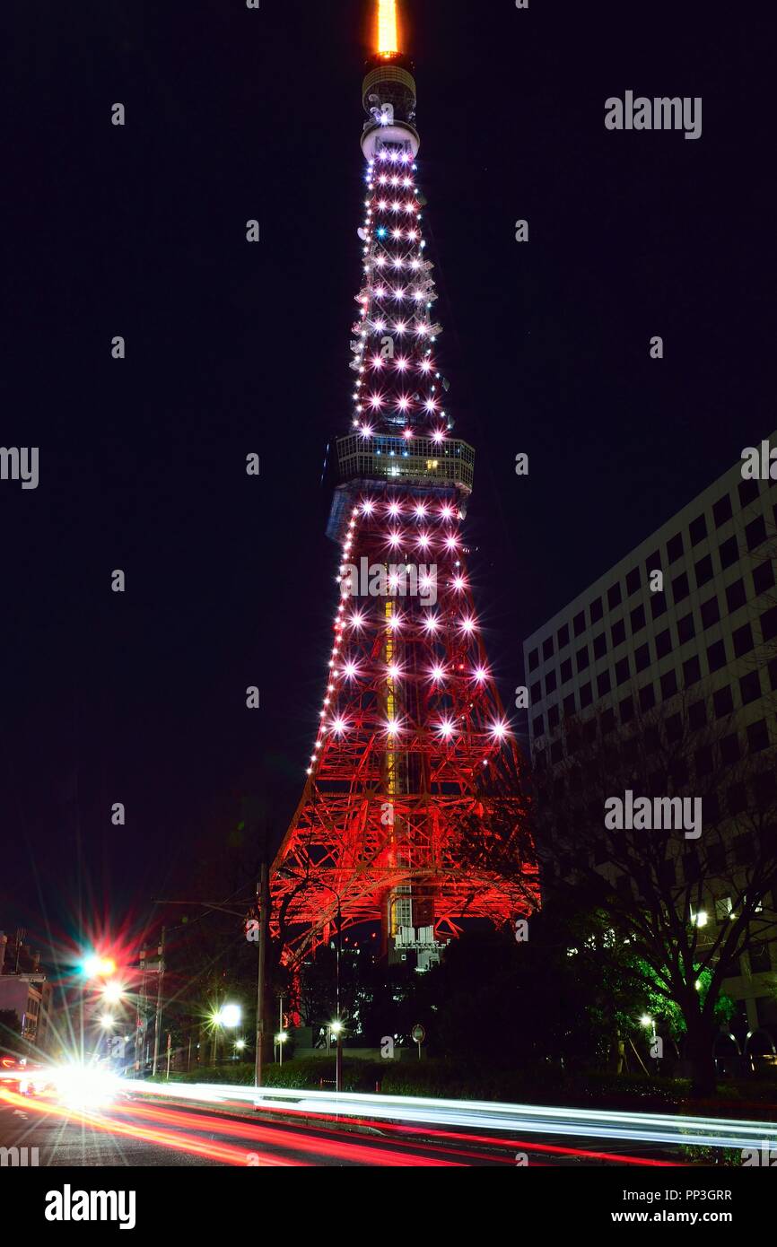 The Iconic Tokyo Tower Is One Of Most Famous Tourist Spots In The Iconic Tokyo Tower Is One Of Most Famous Tourist Spots In