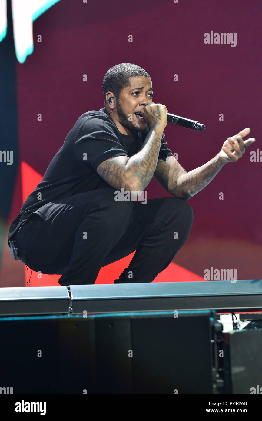 Chip performing at BBC 1Xtra Live, at the O2 Arena in London. PRESS ...