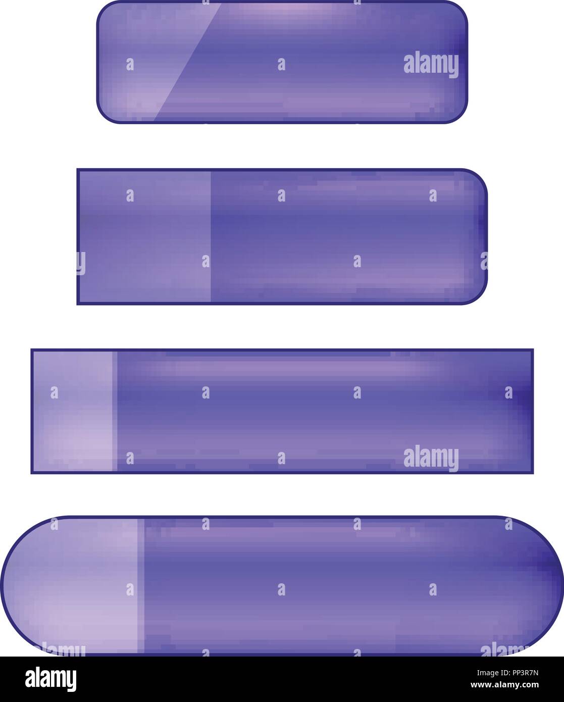 vector web buttons set - violet Stock Vector Image & Art - Alamy