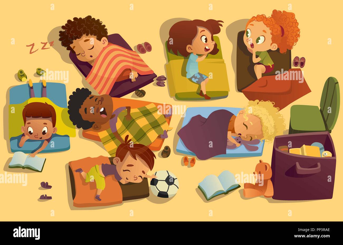 Kindergarten Nap Room Stock Photos Kindergarten Nap Room Stock