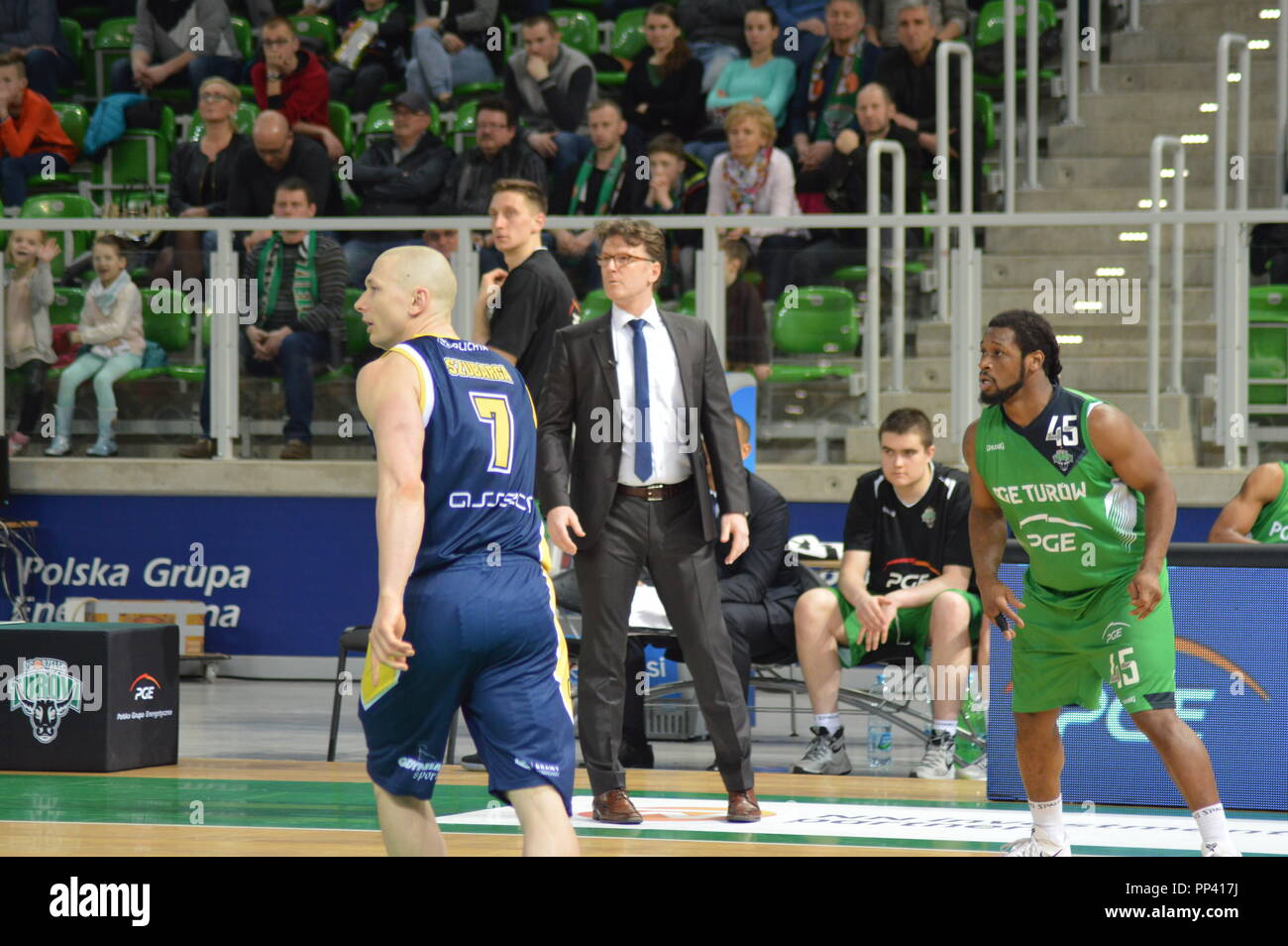 Basketball, PGE TUROW, Zgorzelec , Turow Arena Stock Photo Alamy