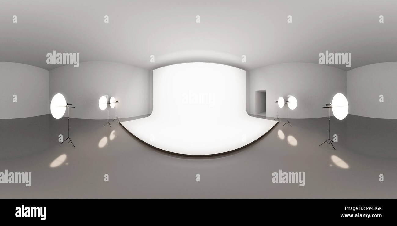 HDRI environment map, abstract spherical panorama background with photo