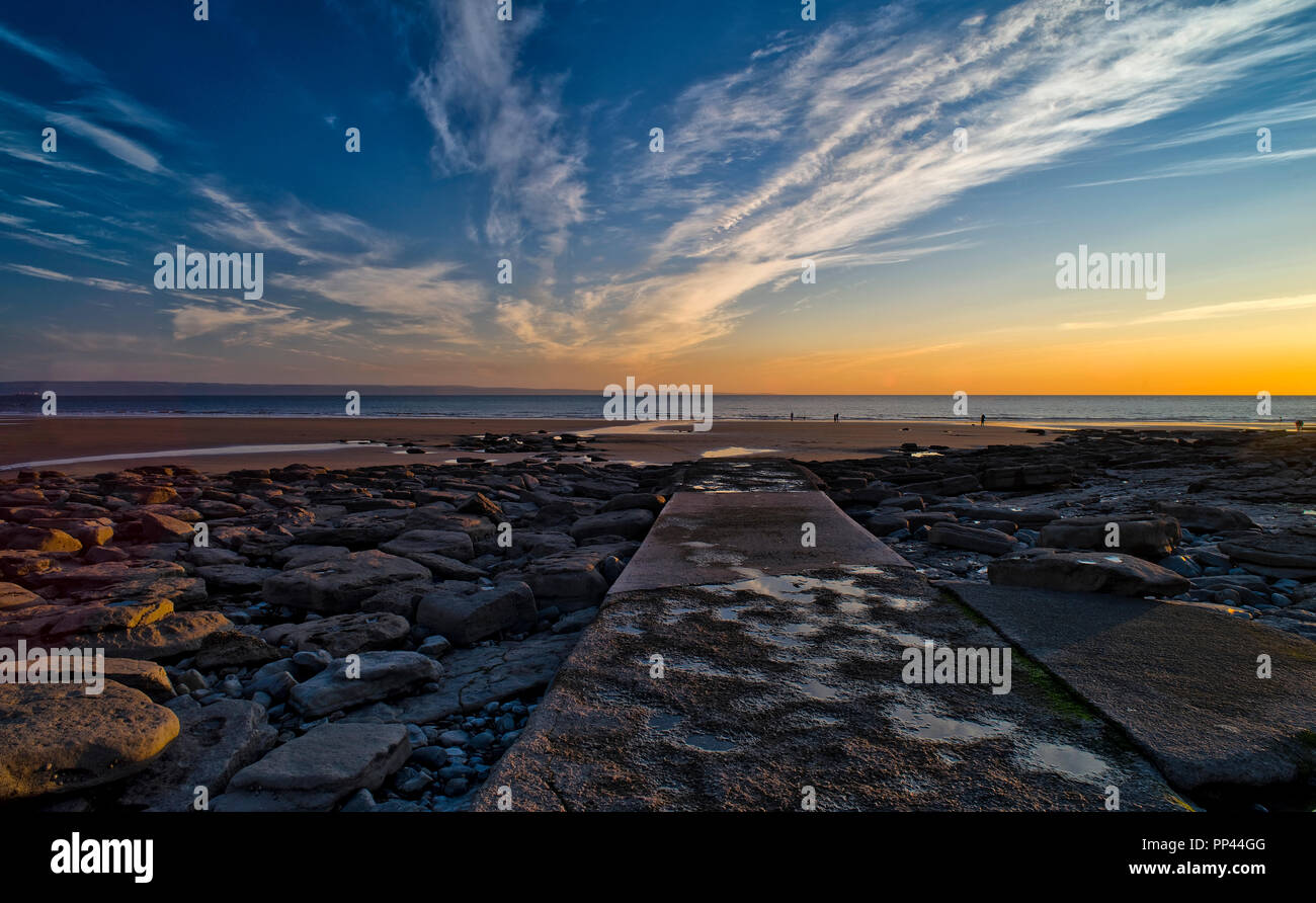 Dunraven Bay, Southerndown, in the Vale of Glamorgan, South Wales (12) Stock Photo