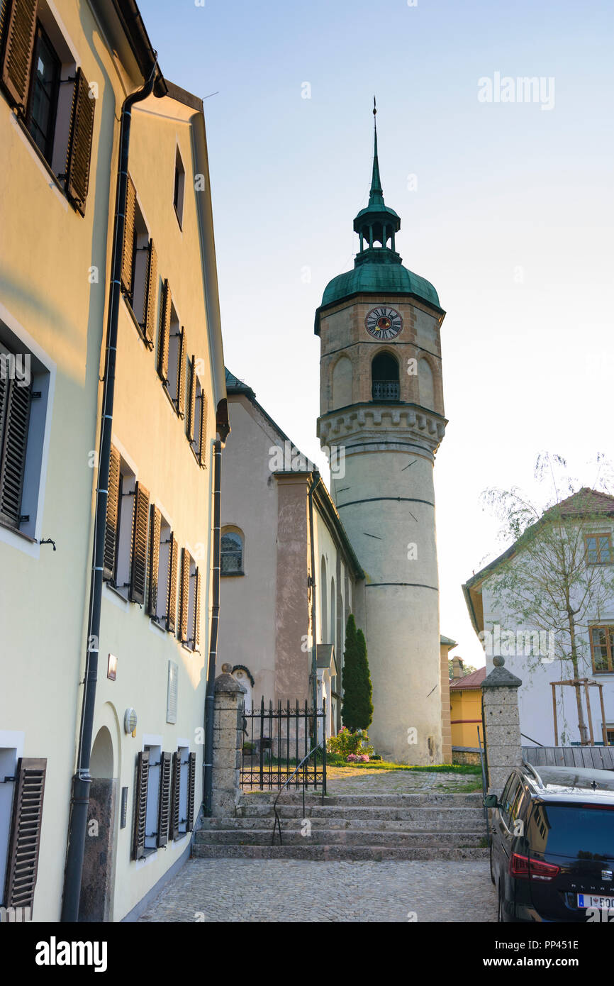 Innsbruck: church Alte Höttinger Kirche, Region Innsbruck, Tirol, Tyrol, Austria Stock Photo