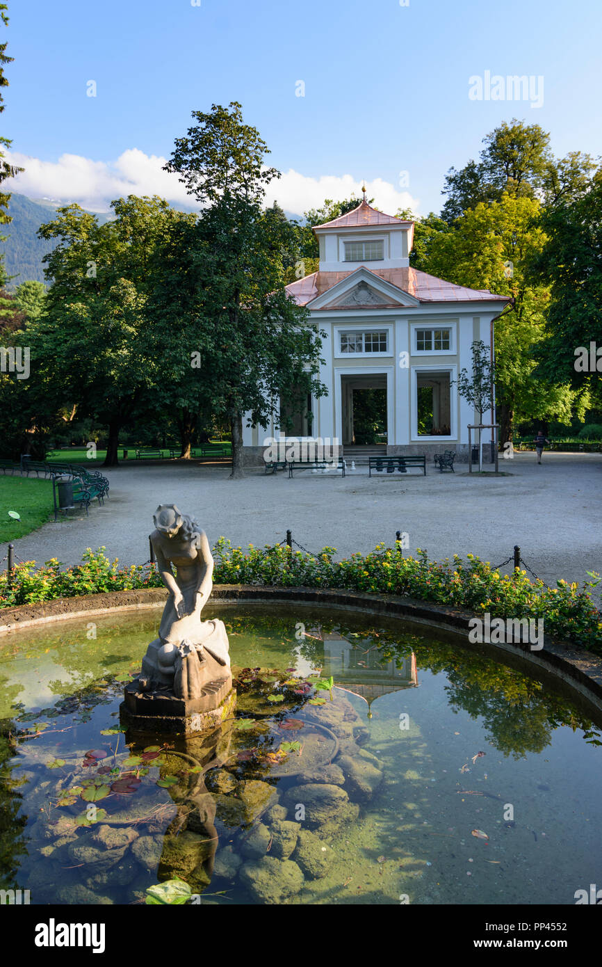 Innsbruck: park Hofgarten, Musikpavillon, Region Innsbruck, Tirol, Tyrol, Austria Stock Photo