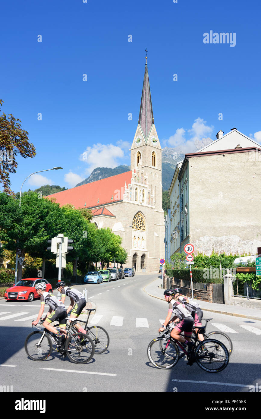 Innsbruck: church St. Nikolaus, Region Innsbruck, Tirol, Tyrol, Austria Stock Photo