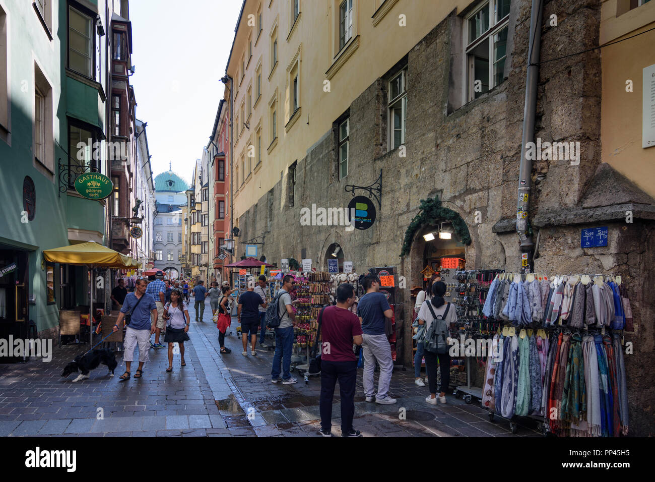 Innsbruck: street Hofgasse, Region Innsbruck, Tirol, Tyrol, Austria Stock Photo
