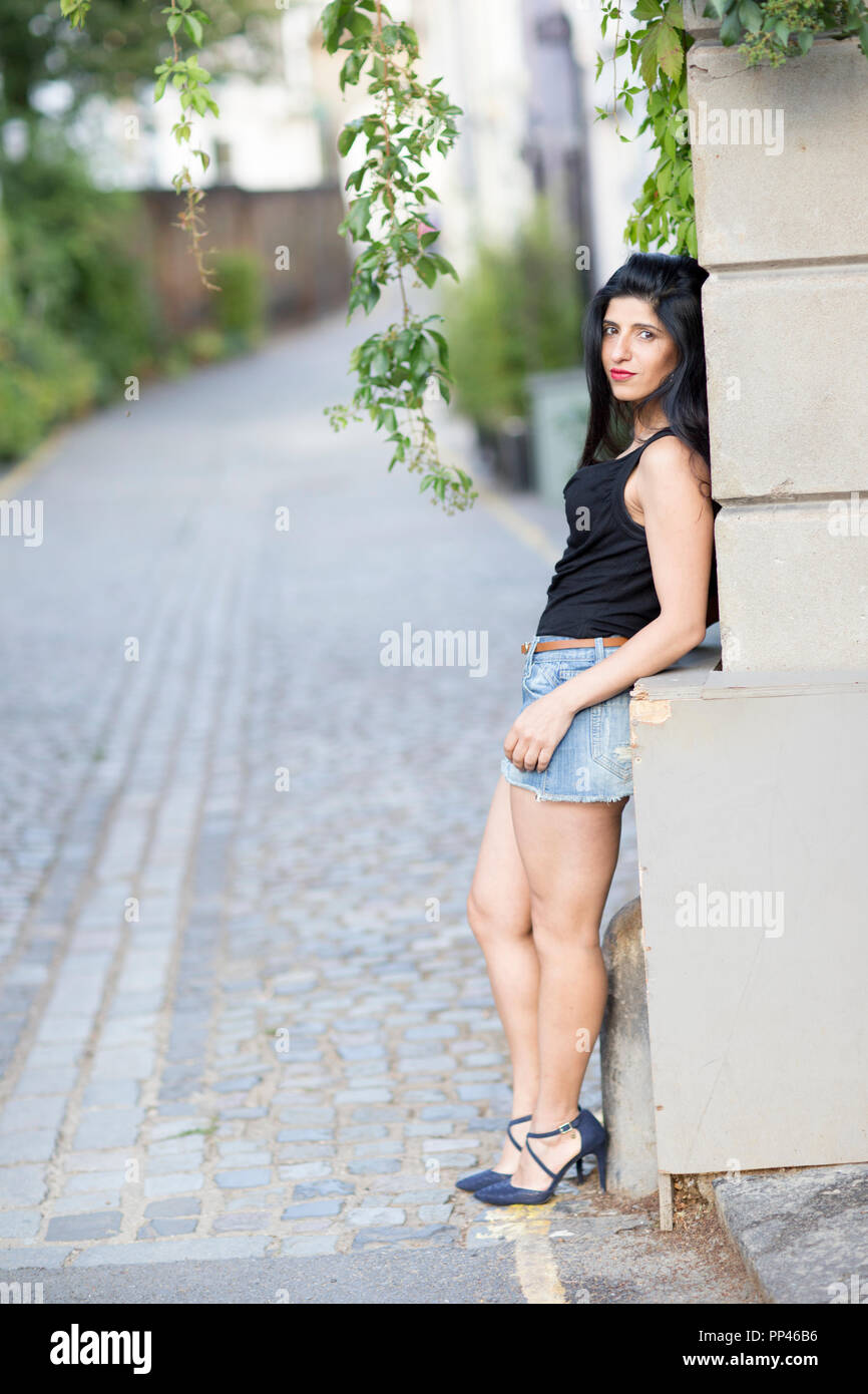 Indian street girl beautiful smile hi-res stock photography and images ...